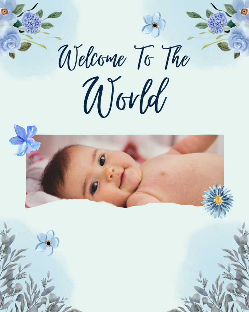 Personalized Baby Birth Details Frame - A Beautiful Keepsake for Parents